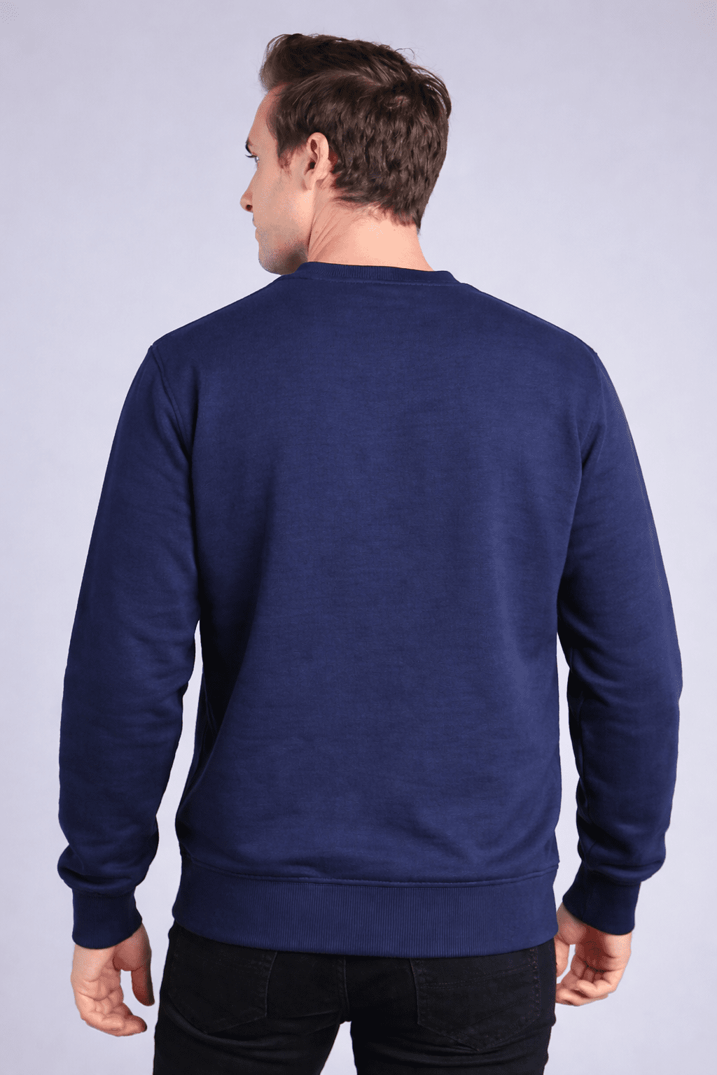 Men's Navy "JUST RUN" Graphic Sweatshirt Men's Sweatshirt - Monterowindia