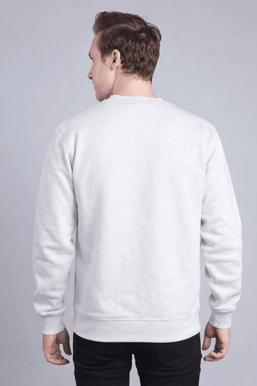 Men's White Graphic Sweatshirt – "Monterow It's A Gen Z Thing" Men's Sweatshirt - Monterowindia