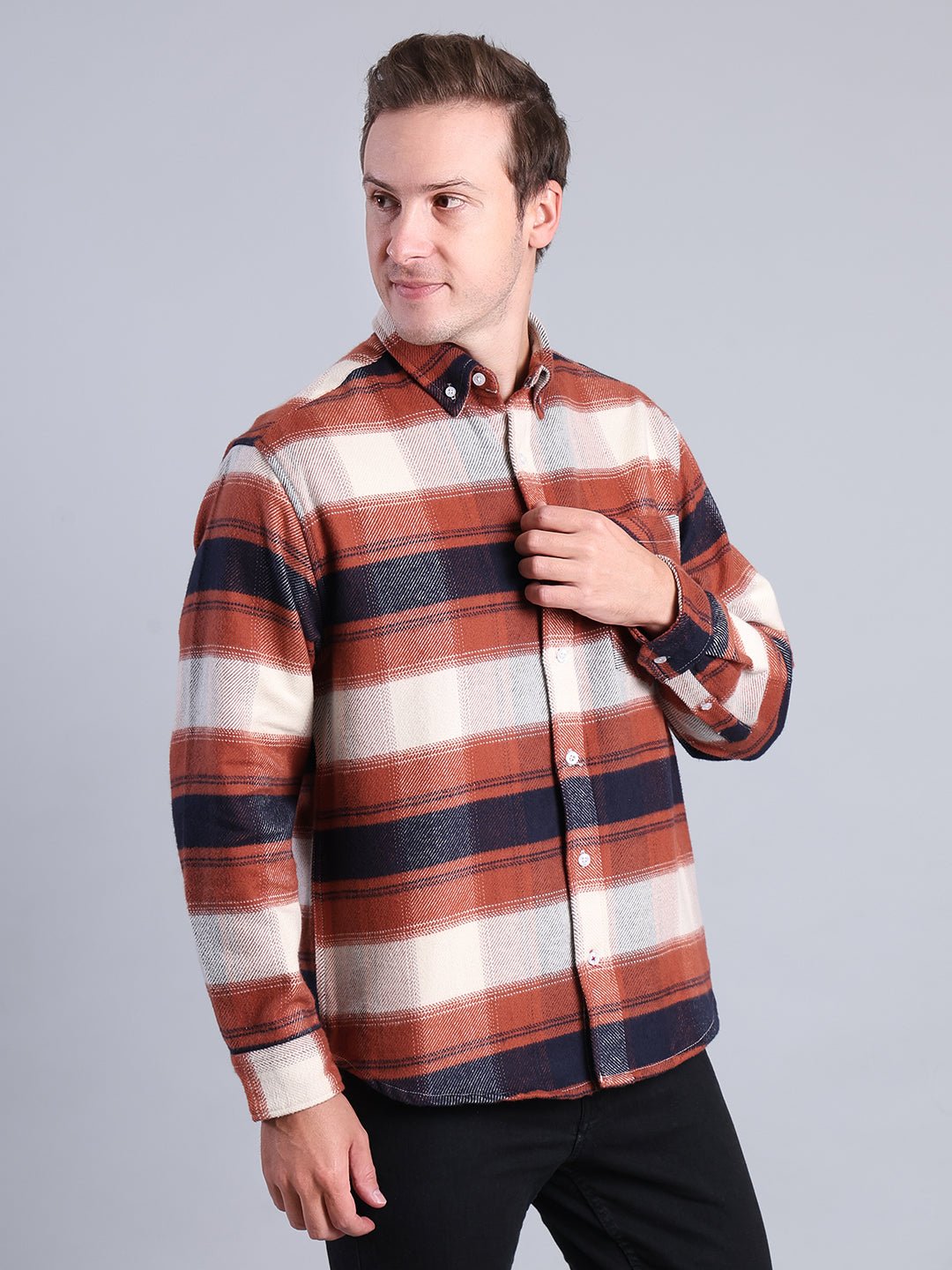 Men's Timeless Check, Ultimate Comfort. Men's Shirt - Monterowindia