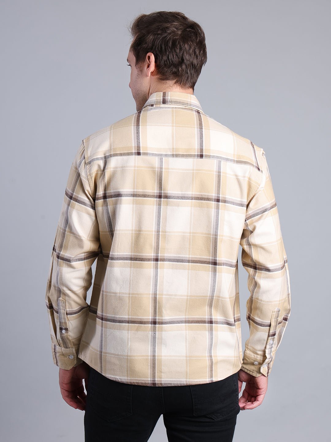 Men's Casual Checkered Shirt – Multi - Color Plaid Design Men's Shirt - Monterowindia