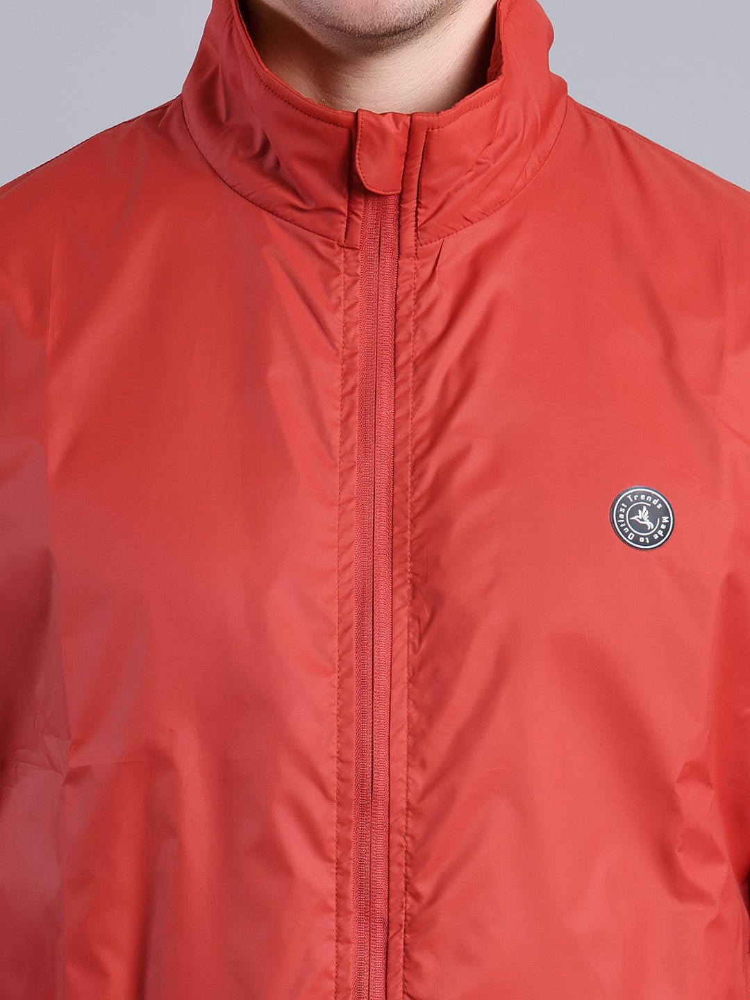 Men's Red Lightweight Jacket – Full Zip Outdoor Essential Men's Jacket - Monterowindia