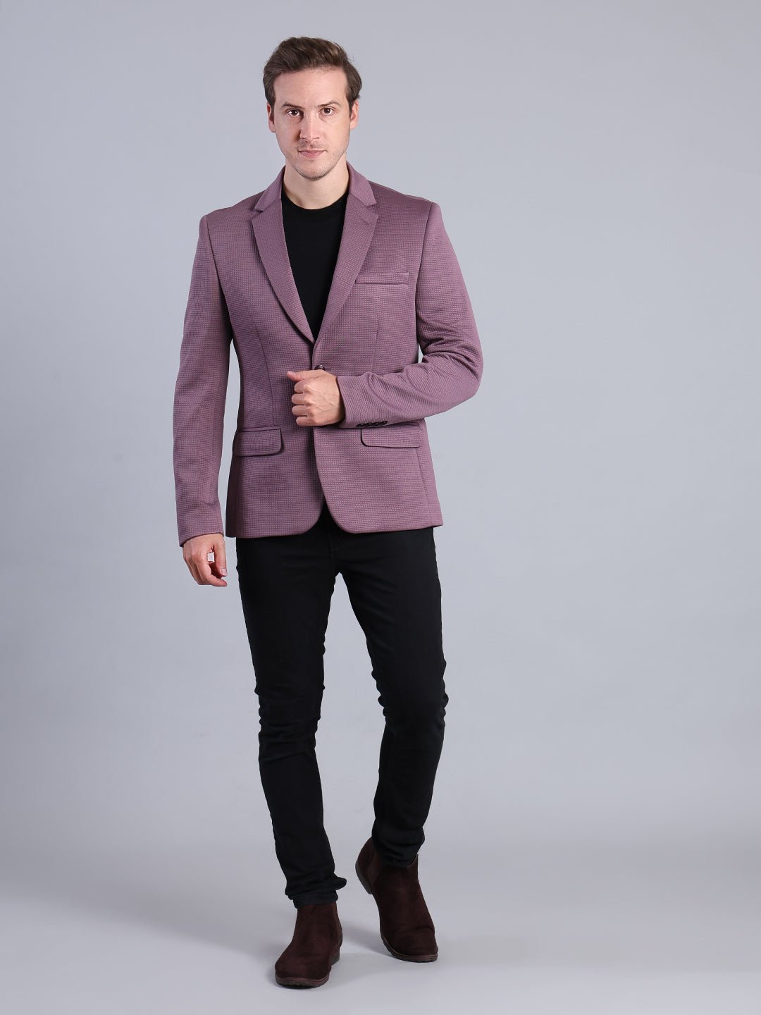 Elegant Purple Blazer for Men Men's Blazzer - Monterowindia