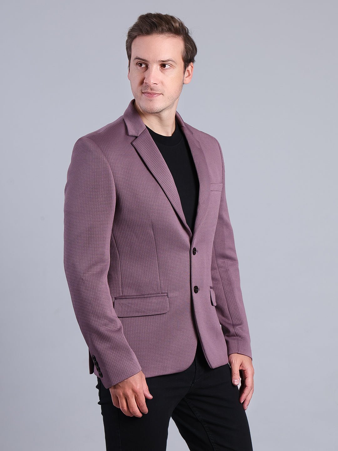Elegant Purple Blazer for Men Men's Blazzer - Monterowindia