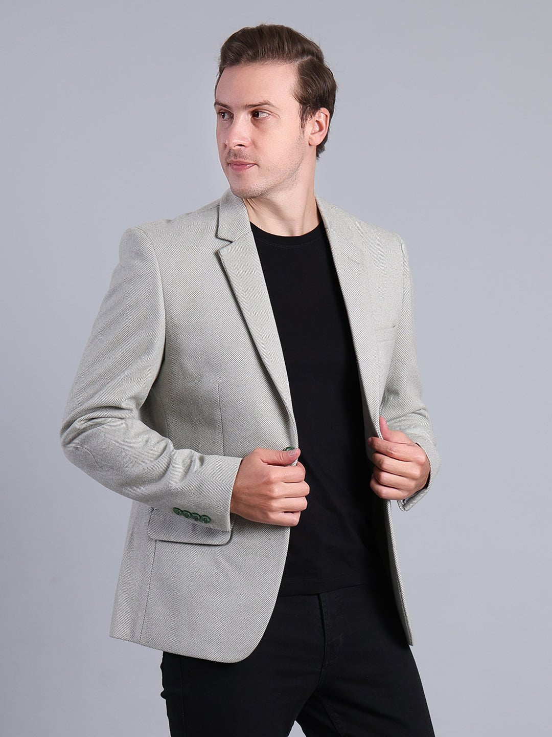 Light Grey Blazer for Men Men's Blazzer - Monterowindia