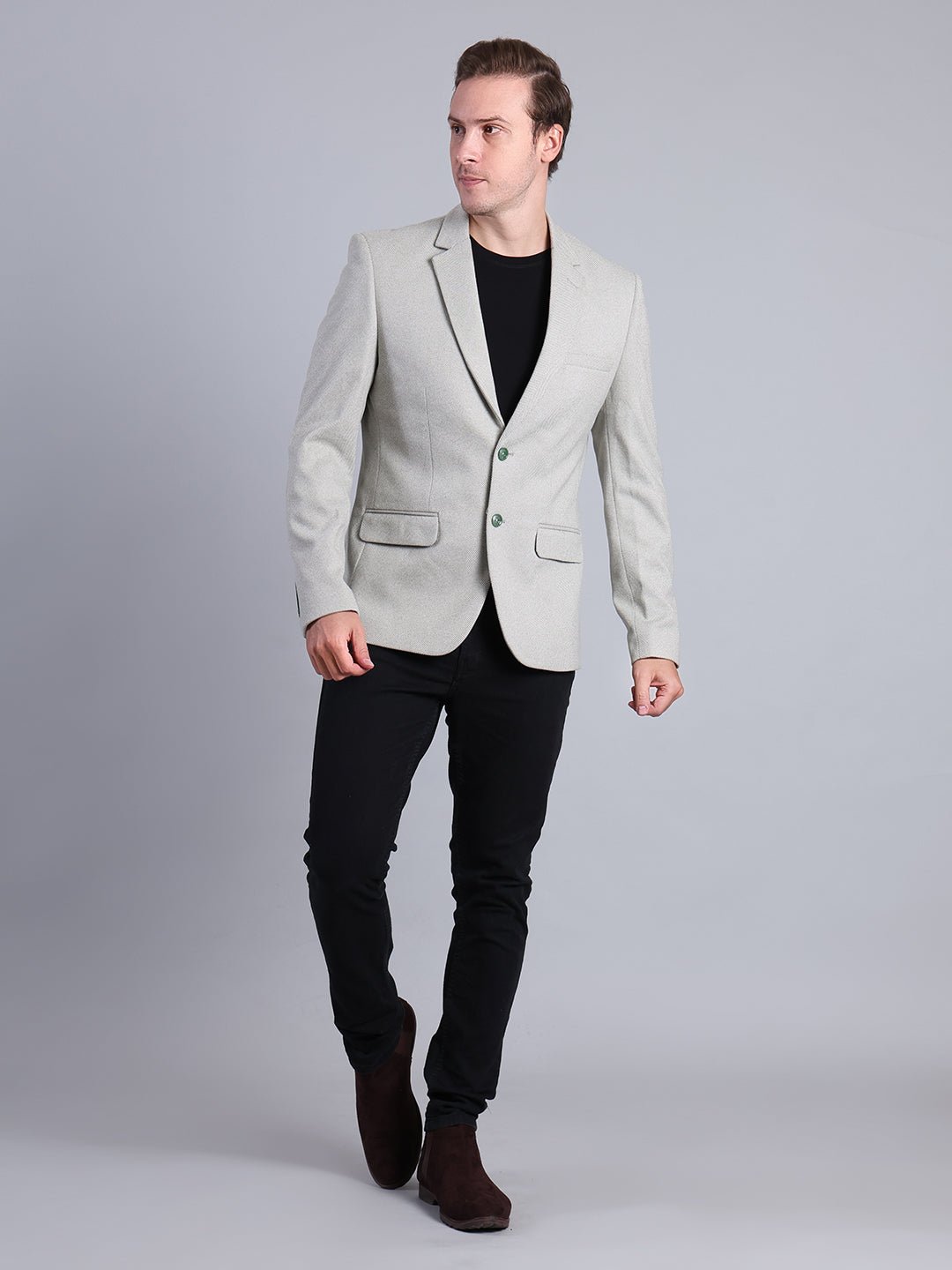 Light Grey Blazer for Men Men's Blazzer - Monterowindia