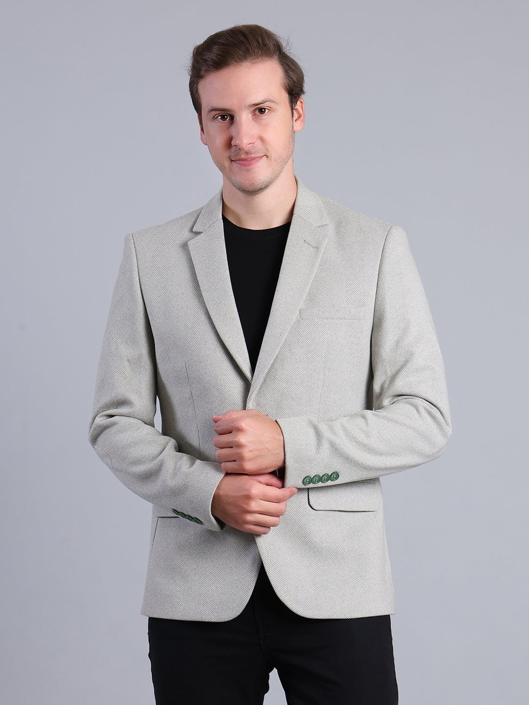 Light Grey Blazer for Men Men's Blazzer - Monterowindia